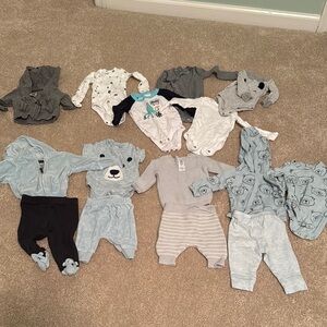 Assorted newborn One Pieces Set for cold weather